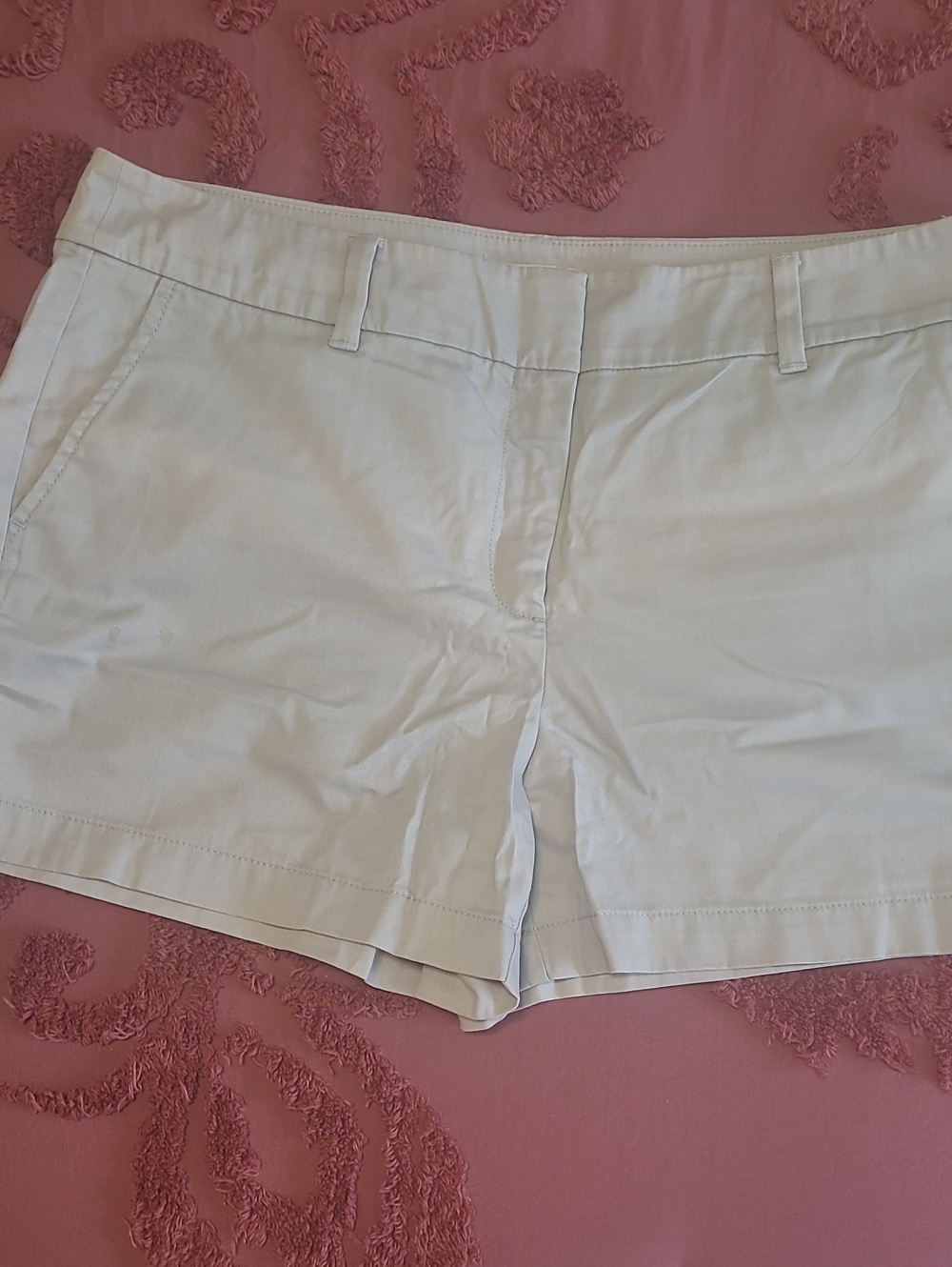 LOFT Gray Cotton Blend Shorts